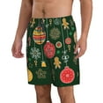 thumbnail image 2 of Pofeuu Christmas Prin Men's Swim Trunks Quick Dry Bathing Suit Swimming Board Shorts Mesh Lining Beach Swimwear-3X-Large, 2 of 6