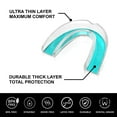 thumbnail image 6 of Small Mouth Guard for Women – Comfortable, Custom Fit, Non-Bulky, Moldable – (4) Teeth Grinding Guards & Case – Perfect Mouthguard for a Woman, Size – Small, 6 of 13