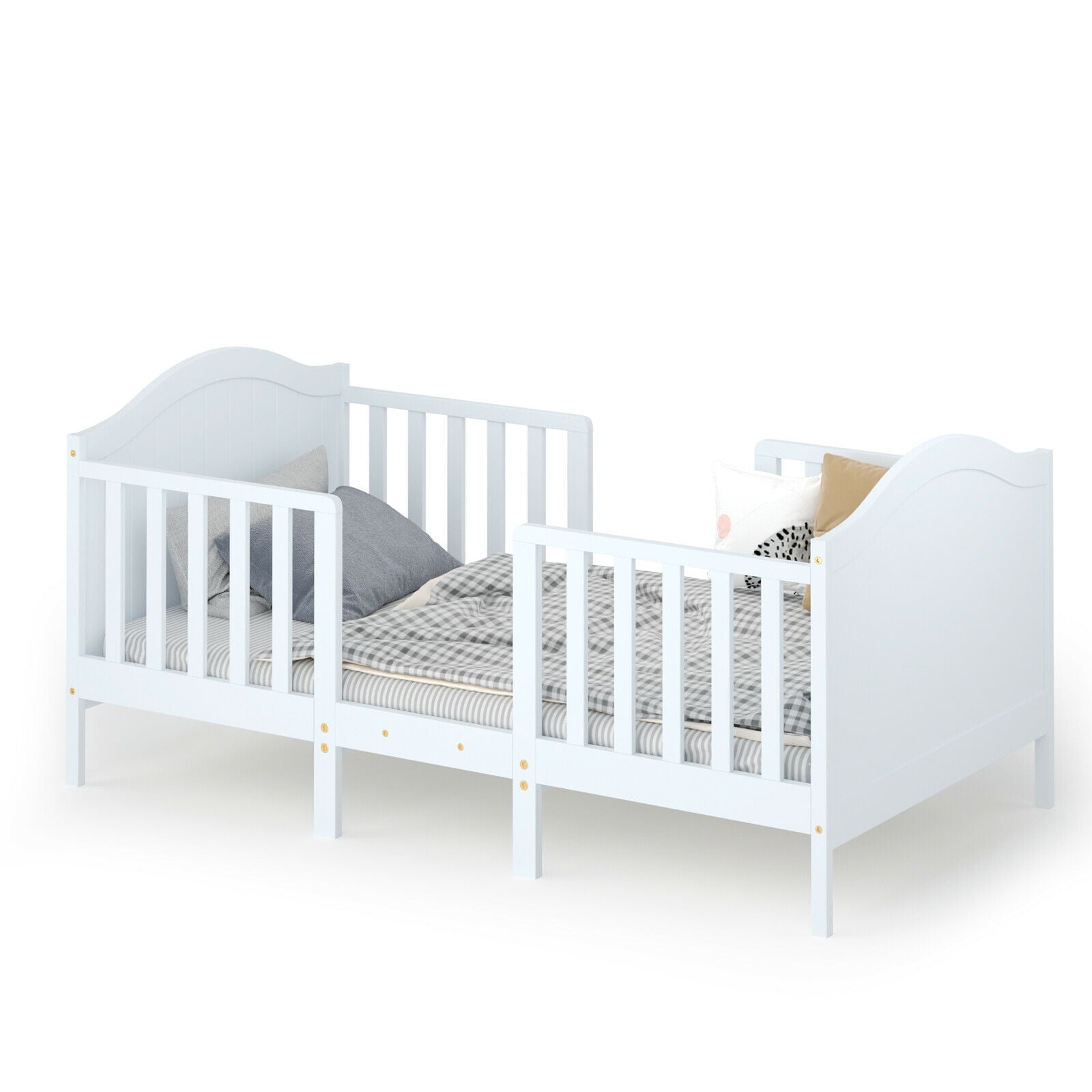baby sleeping wooden bed