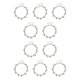 thumbnail image 2 of Sonducket Bracelets Stylish Aesthetic Jewelry Silver Valentines Decorations Alloy Style Day Water Women's Simple Drop Gifts Anklets Type1 NO1, 2 of 6