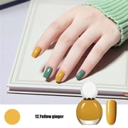 WIFKLSIIPG Nail Polish Long Lasting Non Baking Quick Drying Nail Polish 12ML
