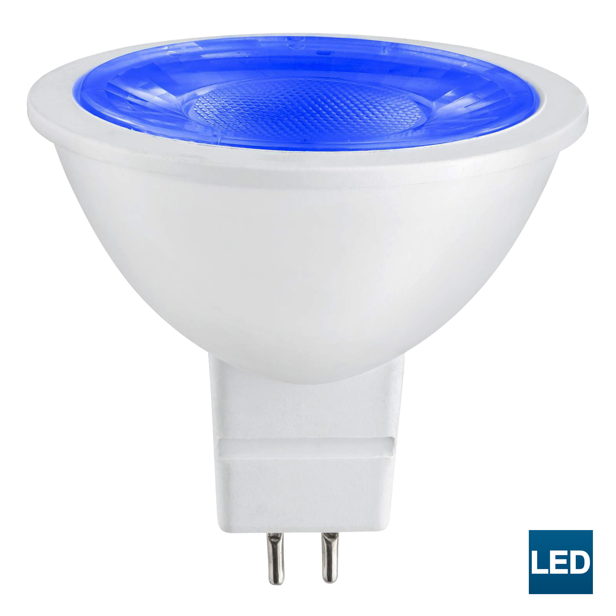 SUNLITE 3w 12v LED MR16 GU5.3 25-Watt Equivalent Blue Light Bulb -