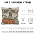 thumbnail image 5 of Fall Pumpkin Pillow Covers Throw Pillow Case Decorative Thanksgiving Cushion Cover for Home Couch Car Office Supplies, 5 of 5