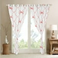 thumbnail image 3 of Kawaii Bow 30%-50% Blackout Curtains Cute Bowknot Window Curtains 52"Wx84"L Teen Room Decor,Pink Girly Bow Curtains & Drapes Fantasy Princess Bow Tie Window Treatments 2 Panels, 3 of 6