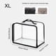 thumbnail image 3 of Injueey Bolsa de almacenamiento Cajas a prueba de polvo Carcasa protectora Organizador Colgante a prueba de moho Almacenamiento y organización del hogar Negro SG, 3 of 6