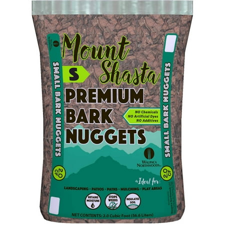 NuLife WMS03211 Small Mount Shasta Premium Western Bark (Best Bark Mulch For Dogs)