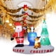 thumbnail image 5 of Decoraciones inflables de Navidad Modelo inflable de Navidad Luz de decoración de patio Festival Santa 2.1 Metros para jardín Césped Prop Macarena inflable al aire libre, 5 of 8