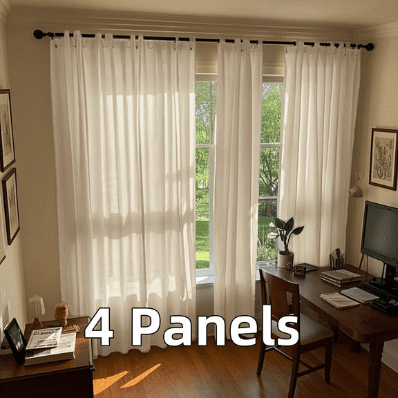 Velvet Curtains with Grommet for Home Office, Thermal Insulated Super Soft Privacy Noise Reducing Light Filtering Velvet Drapes, 4 Panels