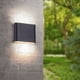 thumbnail image 1 of Lámpara de pared exterior delgada LED creativa rectangular hacia arriba y hacia abajo según la pared de la cabecera del dormitorio doble patio interior y exterior, 1 of 5