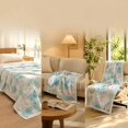 thumbnail image 4 of Yardvibe Cooling Comforter Twin Size, Floral Print Breathable Summer Comforter for Hot Sleepers & Night Sweats, Silky Smooth Cooling Blanket, Blue (A), 4 of 8