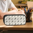 thumbnail image 6 of Kuiaobaty Musical Note Print Backpack Set with Lunch Bag for Kids Plaid Print Backpack and Pencil Case with Zipper Reusable Insulated Lunch Box and Pencil Pouch for School Camping, 6 of 7