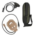 thumbnail image 4 of Auriculares Walkie Talkie, Auriculares Unilaterales Militares Resistentes Ajustables De Alta Resistencia Cómodos Para PD600 Para PD602 Para Hytera, 4 of 8