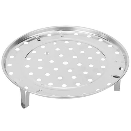 

Stainless Steel Round Steamer Rack Steam Holder Tray Shelf Cooking Accessories Fits Air Fryer/Stockpot/Pressure Cooker/Round Cake Pan[L/26cm]