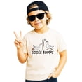 thumbnail image 3 of Goose Bumps Volleyball Unisex Shirt Funny Sports T-Shirt for Adults, Teens & Kids Natural Shirt Youth Medium, 3 of 5