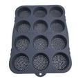 thumbnail image 4 of Silicone Hamburger Bun Mould with 12 Cavities for Perfectly Sized Burger Buns, 4 of 9