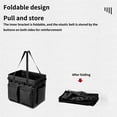 thumbnail image 4 of Vrorvz Heavy Duty Garden Tool Bag Organizer with Hard Bottom and Support Rods Suit for Camping and Outdoor Storage with Side Pockets and Loops for Small Tools, 4 of 7