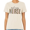 thumbnail image 2 of Med-Surg Nurse Leopard Print Shirt Unisex X-Large Natural, 2 of 5