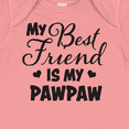 thumbnail image 4 of Inktastic My Best Friend is My Pawpaw with Hearts Boys or Girls Baby Bodysuit, 4 of 5