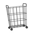 thumbnail image 1 of Lipstore Rolling Sports Ball Storage Cart Ball Storage Rack for Gym Outdoor Black S, 1 of 7