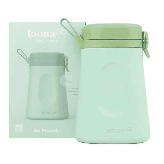 LoonaGo Female Portable Odor-Blocking Urinal, Green