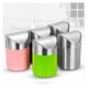 thumbnail image 2 of Papelera de baño LzGUNGY acero inoxidable color plateado, 2 of 5
