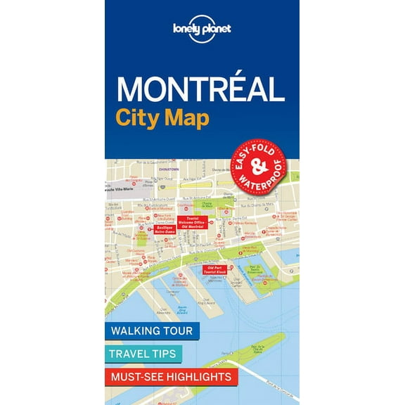 Montreal City Map - Folded Map