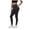 Blue, variant on felwors High Waisted Leggings for Women with Pockets - Tummy Control Capris Yoga Pants for Workout Running Athletic Cycling Blue for Size S