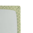 thumbnail image 2 of Ambesonne Nature Fitted Sheet, Geometric Spring Leaves, Twin XL Size, Green White, 2 of 2