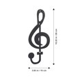 thumbnail image 4 of 4pcs Musical Note Style Wall Candle Holders Metal Wall Sconce Candle Holder, 4 of 8