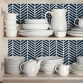 thumbnail image 1 of AMAZING WALL Home Modern Style Striped Arrows Printed Peel And Stick Self-Adhesive Wallpaper Wall Mural Decoration 15.7 x 47.2", 1 of 5