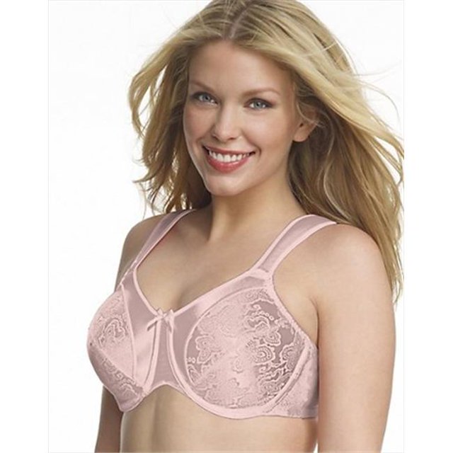 Bali 3562 Soutien-Gorge Minimiseur à Armatures en Satin Taille 38DD, Rosewood Pink