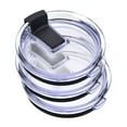 thumbnail image 6 of Raindrops 3pcs Travel Spill Proof Cup Lids Covers Mug Lid Replacement Leak Proof Keeps Beverages Hot Cold For Travel Mugs Coffee Cups Tumblers Transparent, 6 of 8