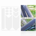 thumbnail image 5 of Removable Bike Or Sticker Forks/Tubes Road Premium Anti-Scratch Chain Stay Decals Cover Decorative , White, 33x20cm, 5 of 6