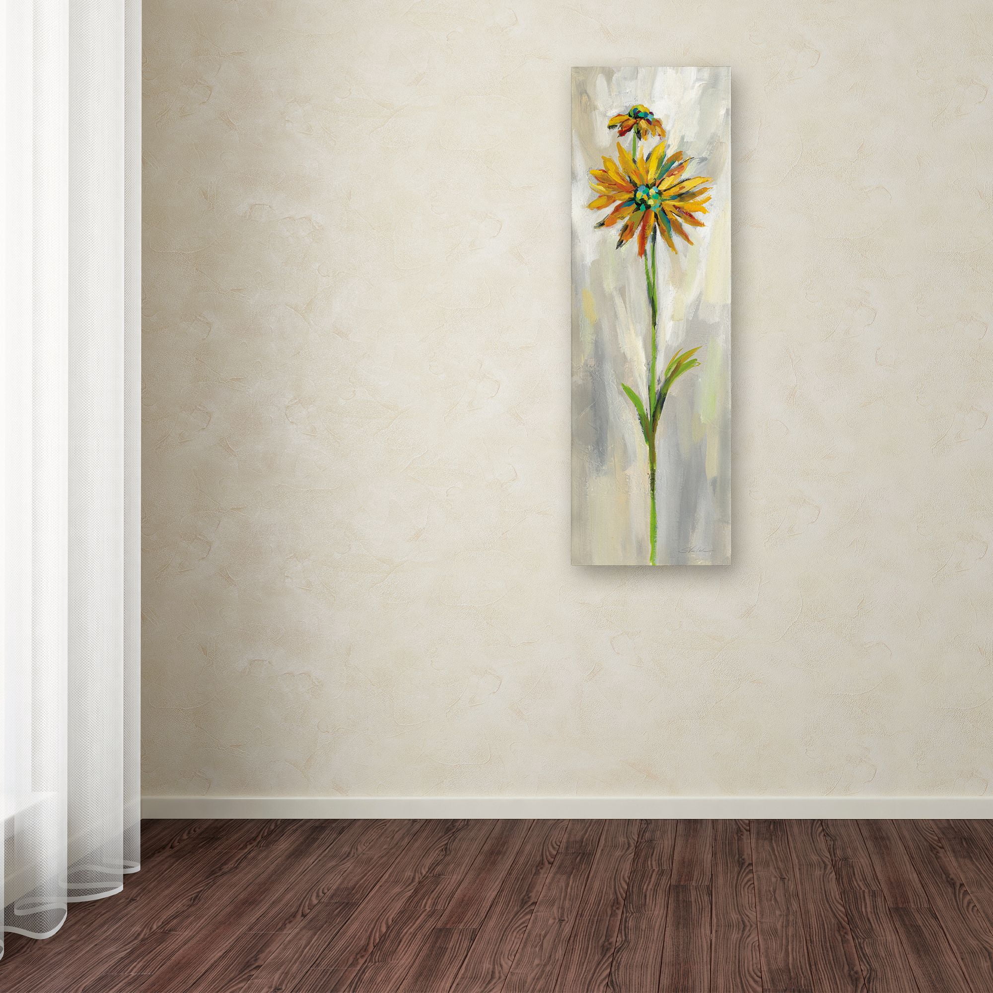 Trademark Fine Art 'Single Stem Flower III' Canvas Art by Silvia Vassileva