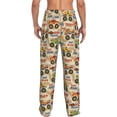 thumbnail image 3 of Xecao Animal Truck Men's Straight Lounge Pajama Pants: The Ultimate in Comfortable Sleepwear, 3 of 9