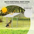 thumbnail image 4 of Magic Union Large Outdoor Pet Kennel for Dog and Cat, Waterproof Shade Cover, 90''x90''x63'', 4 of 9