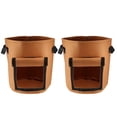 thumbnail image 2 of Plant Grow Bag,2Pcs Felt Vegetable Flower Seedling Bag Potato Grow Bag Leading Edge Technology, 2 of 14