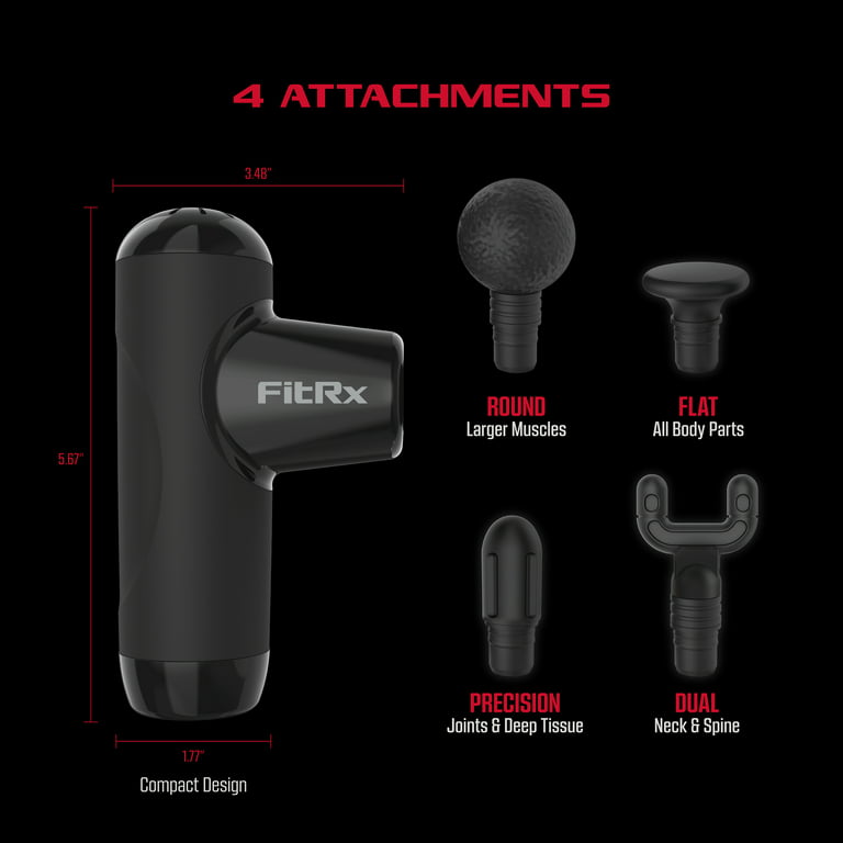 FitRx Mini Pro Neck and Back Massager, Handheld Deep Tissue Muscle Massage  Gun | Massagegeräte