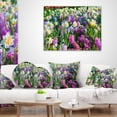 thumbnail image 4 of Designart Spring Flowers in Keukenhof Park - Floral Throw Pillow - 12x20, 4 of 5