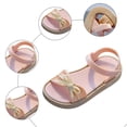 thumbnail image 6 of KPOPLK Girls Sandals Unisex Toddler Kids Double Buckle Sandals Comfort Open Toe Adjustable Back Strap Shower Beach Pool Shoes(Toddler/Little Kid/Big Kid) Size 12,Pink, 6 of 9