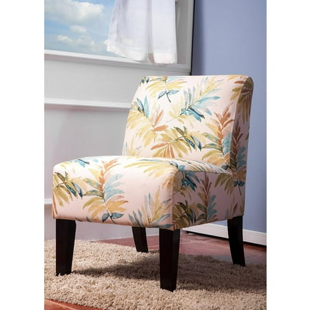 merax print fabric armless contemporary accent chair dining chairs