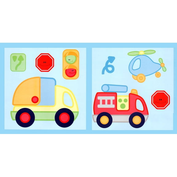 Little Tikes Auto Self Stick 4pc Accent Wall Art Stick-Ups
