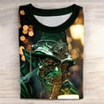 thumbnail image 2 of Unisex St. Patrick's Day Elderly Print Casual Long Sleeve T-Shirt, 2 of 4