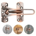 thumbnail image 2 of Cerradura de puerta de barra oscilante Cerradura de puerta delantera de aleación de zinc Tope de puerta Barra de seguridad, 2 of 5