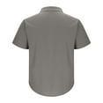 thumbnail image 3 of Mgmyaa Mens Casual Polo Shirts Classic Short Sleeve Golf Shirt Fashion Button Waffle Tops, 3 of 5