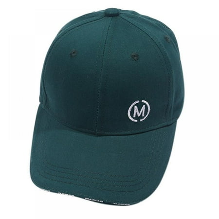 

Spring New Solid Color Alphabet Baseball Cap Topwoner Hat
