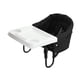 thumbnail image 5 of Silla alta plegable con gancho para colgar, asiento para comer para bebé, se fija , trona para césped, camping, interior y exterior Negro, 5 of 9