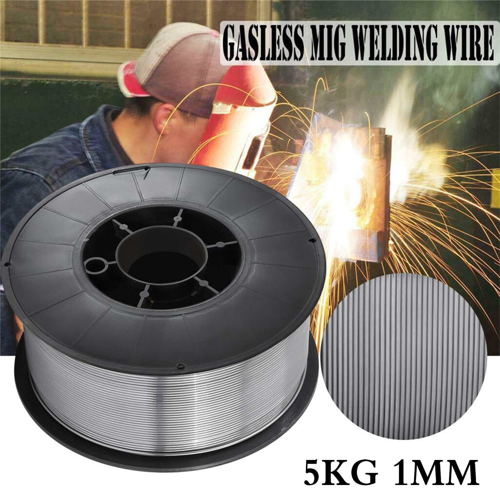 gasless flux cored mig mire Clarke 0.8mm size LARGE 1KG SIZE mig wire 