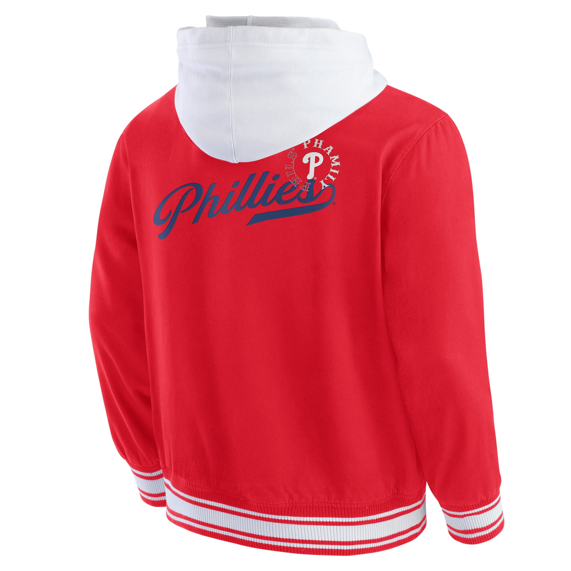 Men's-Darius Rucker Collection by Fanatics  Red Philadelphia Phillies Full-Snap Hooded Jacket