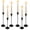 Black - 6pcs, variant on 6pcs Black Candle Holder, Black Candlestick Holders Taper Candle Holders for Pillar Candles Sticks Holder Decor Halloween Christmas Decorations Candle Stick Holder Candelabros para Centros de Mesa